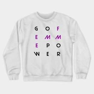 Team Rainbow Feminist Go femme power Crewneck Sweatshirt